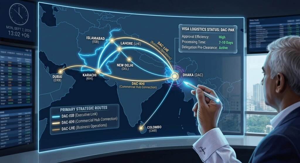 Strategic travel routes for Pakistan Visa from Bangladesh