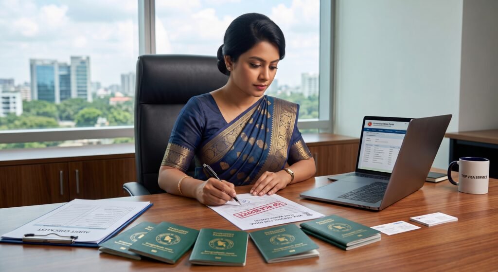 Top Visa Service for India in Bangladesh document audit